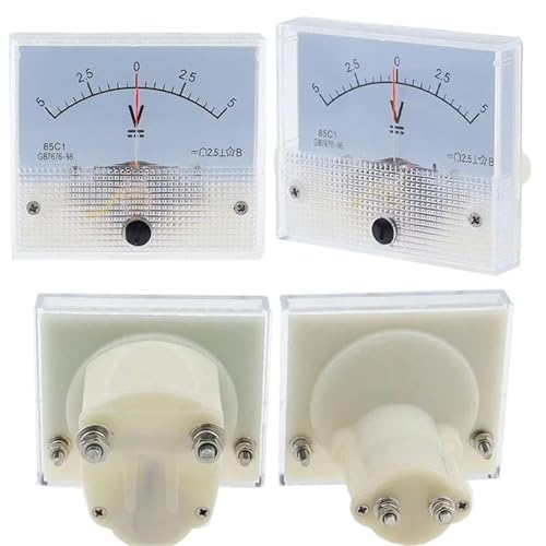Voltmètre bidirectionnel 85C1-V à aiguille centrale DC 300V 0 300V