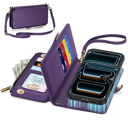 TUCCH iphone 17 Pro Max Ή P[X 蒠^ 2 in 1  6.9C` V_[ Xgbvt O e RFIDubLO 10J[h[ t@Xi[ | ΂ߊ| X^h@\ PU Ռz