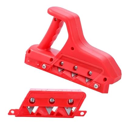 Foto di TOPWAY Taglierina Rapida per Cartongesso 45° e 60°, Utensile Manuale per Smussare i Bordi dei Pannelli in Gesso, Pialletto per Bordo per Lavori in Legno 347620
