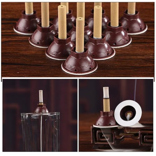 120 rollos de moxa de artemisa pura color café Uonlytech para moxibustión casera 3