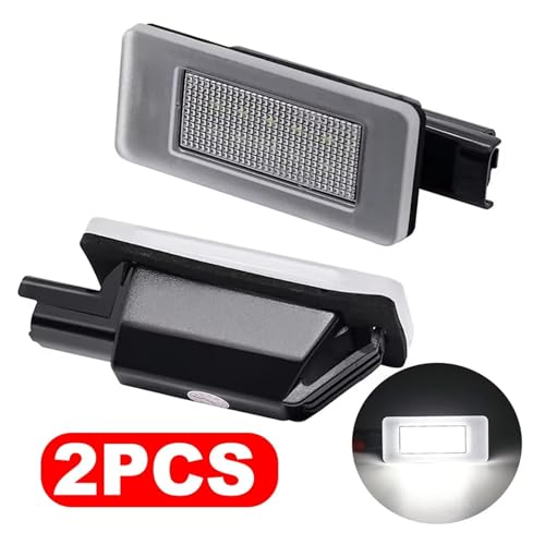 Placa de matrícula LED para Citroen DS3 C3 sin fallos lámpara trasera impermeable 2uds 4