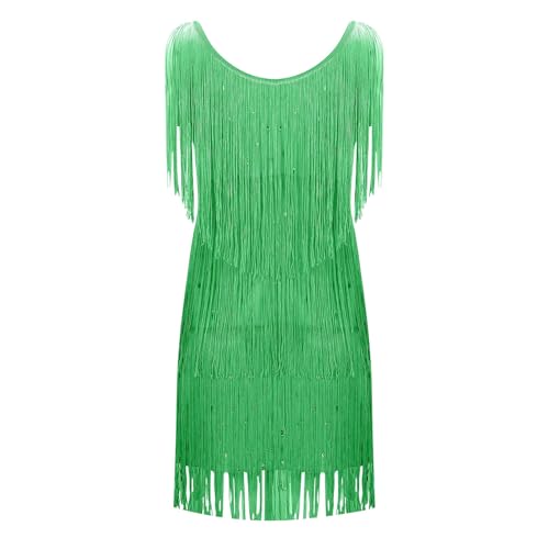 Robe à franges disco des années 70 chic et décontractée pour femme - 6