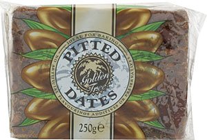Golden Tree Pitted Dates Block, 250g