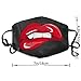 HOODSWOP Lips Printed Facial Decorations for Women and Men