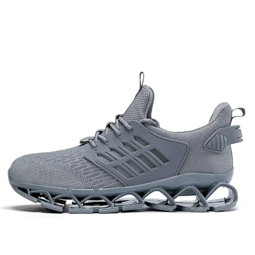 Image of Mens Slip on Walking Running Shoes Blade Tennis Casual Fashion Sneakers Comfort Non Slip Work Sport Athletic Trainer