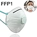 Produktbild 5X Atemschutzmaske FFP1 Maske Atemschutz Mundschutz Atemschutzmaske zur Prophylaxe Schmierinfektionen & Tröpfcheninfektionen