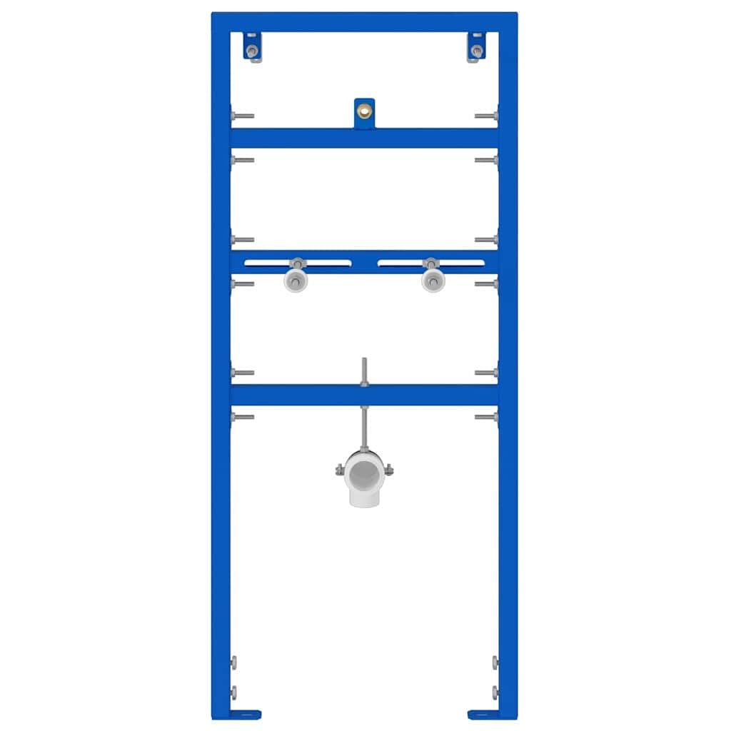 INLIFE Badezimmer Wandstütze Blau 50 x 17.5 x 136 cm Stahl,Heim & Garten,Badzubehör,Badaufhänger,Blau,9.9 KG,4106574
