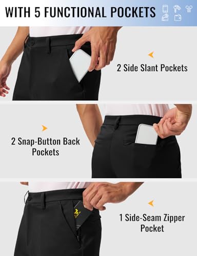 Rdruko Men's Golf Stretch Pants