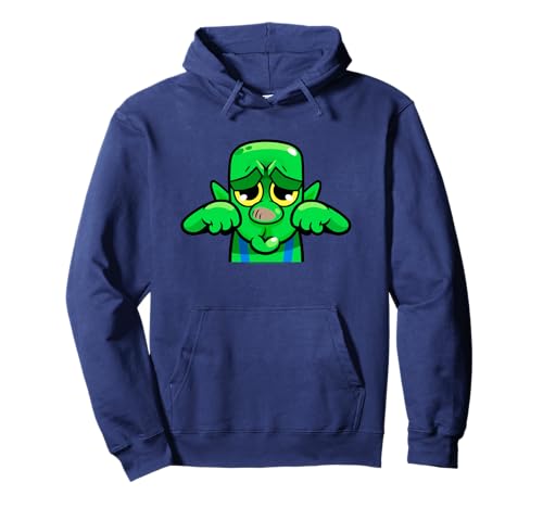 Clash Royale Crying Goblin Emote Mobile Game Emoji Pullover Hoodie