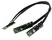 KALEA-INFORMATIQUE Verlängerungskabel PCIe Gen 4.0 x16 Riser-Duplikator zu 2-Port-Splitter x8 mit Einer Datenübertragungsrate von 32 GB/s in Gen4
