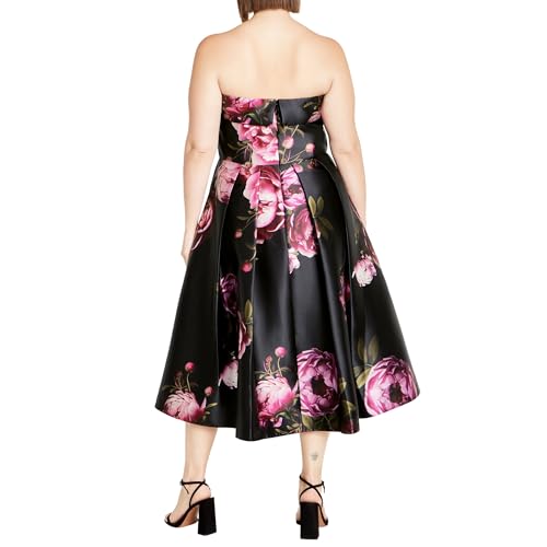 Image of City Chic Women's Plus Size Dress - Tiffany Bloom