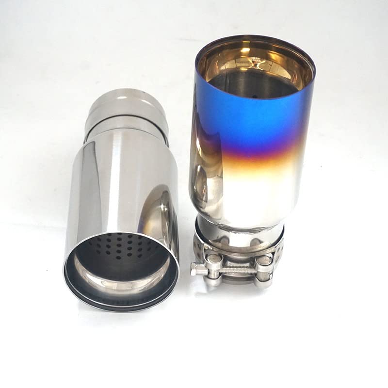 Terminali Per Tubi Di Scarico Universali Da 63 Mm, Punte Per Marmitta Di Scarico, Acciaio