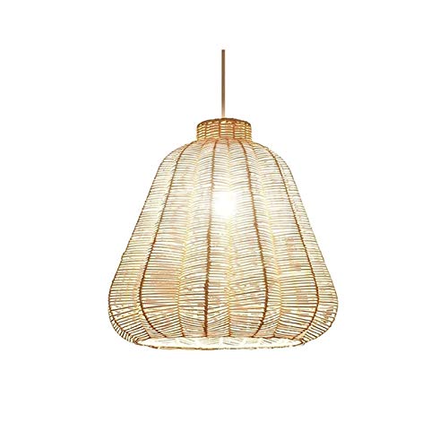 Chandelier en bambou tropical pour remplacer un lustre moderne