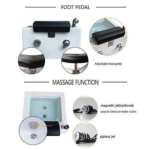 Spa para pies Pedicure Foot Spa con bomba magnética miniatura 3