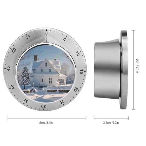 Reloj de cocina sin baterías para evitar descuidos con alarma fuerte magnética 3