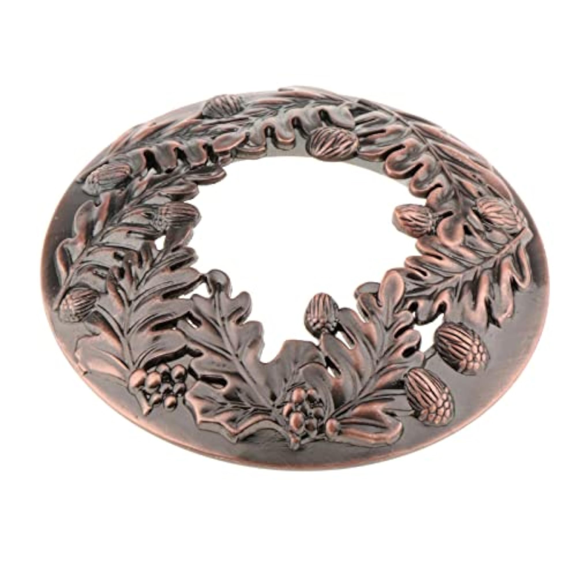 Hollowed Leaf Patterns Jar Candle Topper Cover