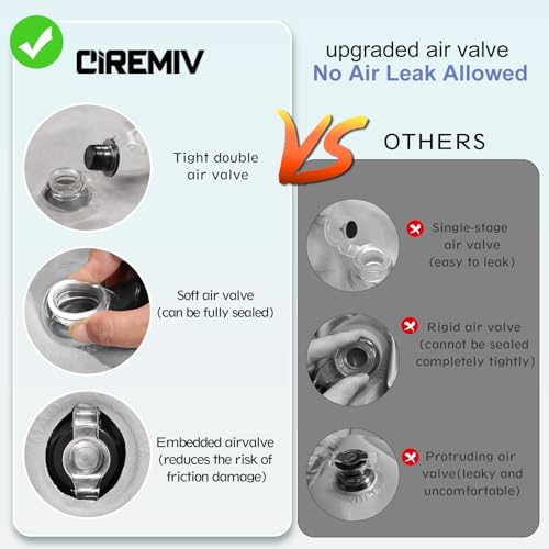 Ciremiv SUV Air Mattress for Car Camping, 6" Car Bed with Pillow & Pump - image 6