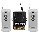 Wireless Remote Control Switch 30A Relay Switch with 984ft Long Range AC110V/120V/240V RF Remote Switch for Smart Home,Pump Control,Industrial Electrical Equipment,Security Systems Roller Lind Door