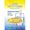 Clear DysphagiAide Level 3, Moderately Thick Single-Serve Packets, 20 Count and 400 Serving Jar Bundle