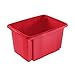 Produktbild keeeper Aufbewahrungsbox mit Dreh-/Stapelsystem, 38 x 28,5 x 20,5 cm, 15 l, Emil, Rot
