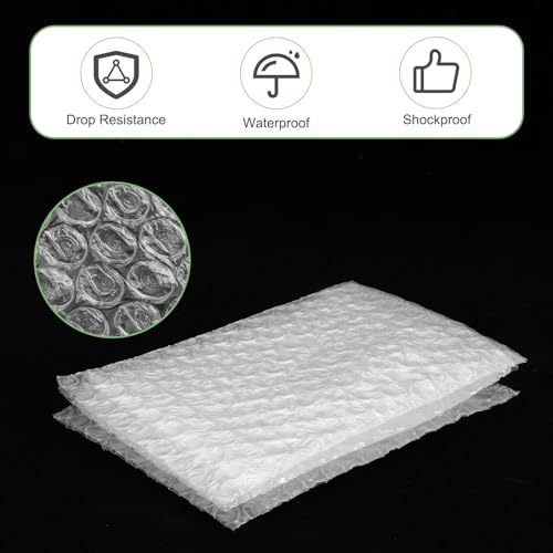 200 Pack 4"x 6" Small Bubble Wrap Pouches, Clear Double Walled Bubble Wrap Pouches for Packing, Thickening Bubble Cushioning Bags for Moving, Shipping, Storage - Image 3