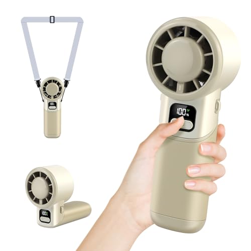 HONEYYEAR Ventilador de alta velocidad 10,240 RPM: 30% de ahorro de energía, 560 minutos de autonomía y diseño portátil 3 en 1