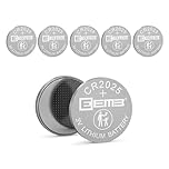 EEMB 5 PACK CR2025 Battery 3V Lithium Battery Button Coin Cell Batteries 2025 Battery for Key FOBs, calculators, Coin counters, Watches, Heart Rate Monitors, Glucose monitors and More