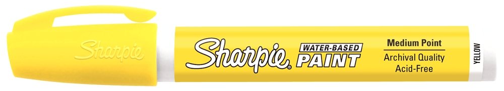 sanford Sharpie Poster-Paint Markers yellow medium (35600)