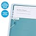 DocIt 4 Pocket Binder, Multi Pocket Folder and 1-inch 3 Ring Binder, Perfect for School, Office and Project Organization, Holds 300 Letter Size Papers, Blue (00939-BL)