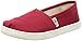 TOMS TINY ALPARGATA Red Canvas UK5.0