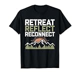 サイレントリトリート 参加者 マインドフルネス 練習 内なる平和 Tシャツ