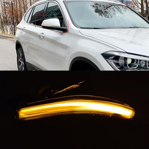 Luz señal giro lateral para X1 F48 2016-2018 y X2 intermitente dinámico retrovisor 6