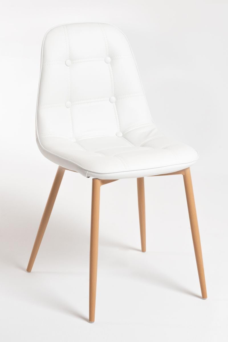 Regalos Miguel - Sillas Comedor - Silla Plazi - Blanco
