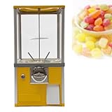 【Conception commerciale grande capacité】 Ce distributeur de bonbons professionnel peut contenir jusqu'à 800 pièces et supporter une charge maximale de 7 kg. Sa large fenêtre transparente permet d'exposer davantage de produits, ce qui en fait un choix idéal pour les centres commerciaux et les parcs d'attractions.