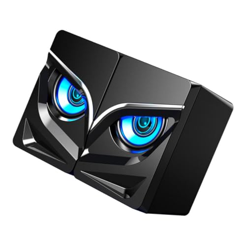 Altavoces USB para ordenador de escritorio con graves profundos y potencia de 3W pack de 2 PC