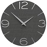 CalleaDesign 30 cm Smile Wanduhr Grauer Dornbusch