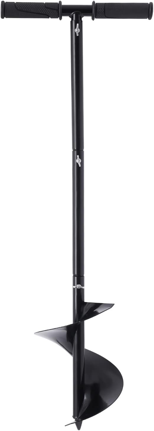 Manual Hole Digger Hand Drill Auger for Easy Soil and Ice Excavation Durable Garden Spiral Drill Planter with Ergonomic Handle Ideal for Post Holes and Gardening Eco-Friendly and Economical Solution