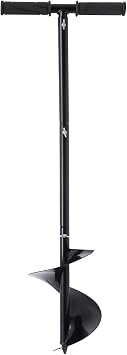 Manual Hole Digger Hand Drill Auger for Easy Soil and Ice Excavation Durable Garden Spiral Drill Planter with Ergonomic Handle Ideal for Post Holes and Gardening Eco-Friendly and Economical Solution