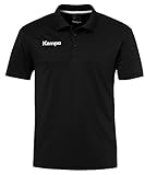 FanSport24 Kempa Handball Polyester Poloshirt Kinder schwarz Größe 140