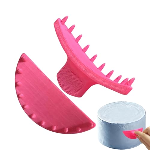 Herramienta guía de de tartas, juego de plantillas para hornear de 2 piezas, herramientas de decoración de pasteles de precisión para principiantes, material para uso en pastelería, accesorio