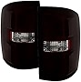 VIPMOTOZ Smoke Red Lens OE-Style Tail Light Lamp Assembly For 2014-2018 GMC Sierra 1500 2500HD 3500HD Pickup Truck Incandescent Model, Driver & Passenger Side