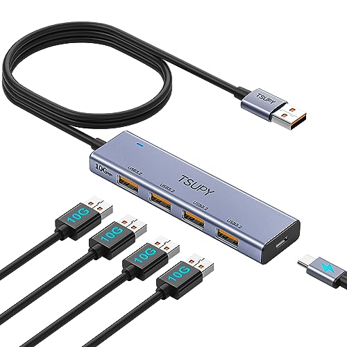 TSUPY Hub USB 3.2, Hub USB 5 Puertos Aluminio Adaptador para
