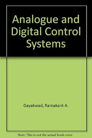 Buy Analogue and Digital Control Systems Book Online at Low Prices in ...