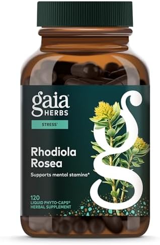 Gaia Herbs Rhodiola Rosea - Stress Support Supplement Traditional...