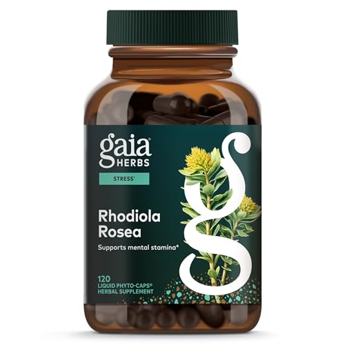 Best Supplements for Seasonal Affective Disorder: A Complete Guide for Adults Over 50 11 Gaia Herbs Rhodiola Rosea - Stress Support Supplement Traditionally for Supporting Healthy Stamina & Endurance* - with Siberian Rhodiola Root Extract - 120 Vegan Liquid Phyto-Caps (120 Servings)