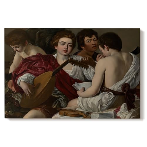Caravaggio | Musicians in One Frame | Canvas Wall Art | LT626
