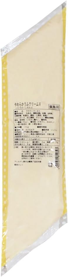 【ママパン】 ソントン やわらかうふクリームV（バニラビーンズ入り） 1kg クリーム カスタードクリーム