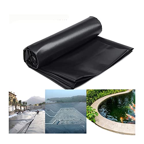 Revestimiento de piscina de jardín de 8 mm de grosor, membrana preformada para estanques de peces, paisajismo duradero 60 (3 x 4 m/10 x 13 pies) ideal para características de agua al aire libre