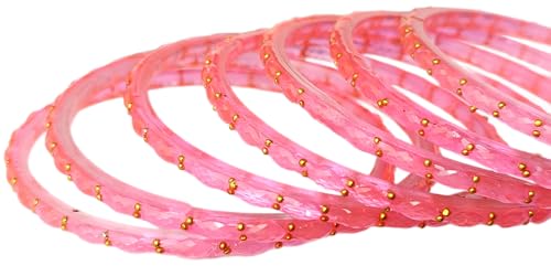 Image of JPS Plain and Glossy Finished Raindrop Glass Bangles Set for Women & Girls | Traditional Ethnic Chudi for Wedding, Party & Regular- Set of 12 Pcs of One Colour | Wedding Special