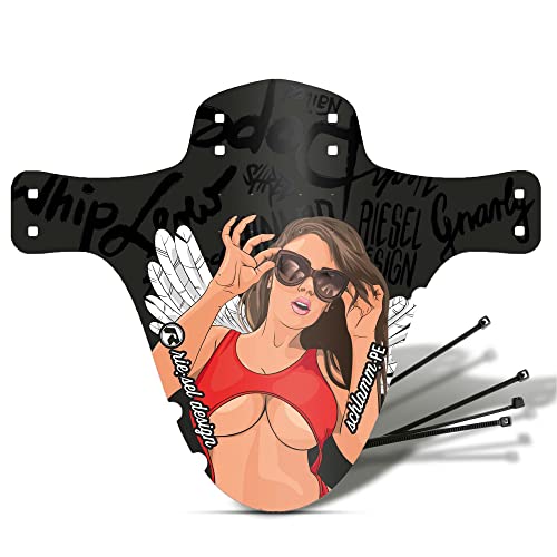 RIE:SEL Design Schlamm, Mudguard Unisex Adulto, Ragazza Bella, Normale